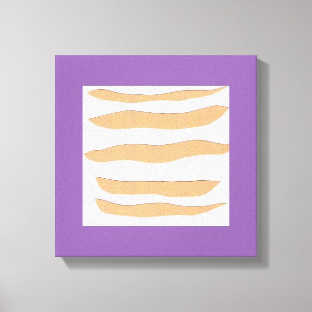 Canvas Art with Tiger Stripes (Front)