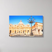 Canvas Basilica San Pietro