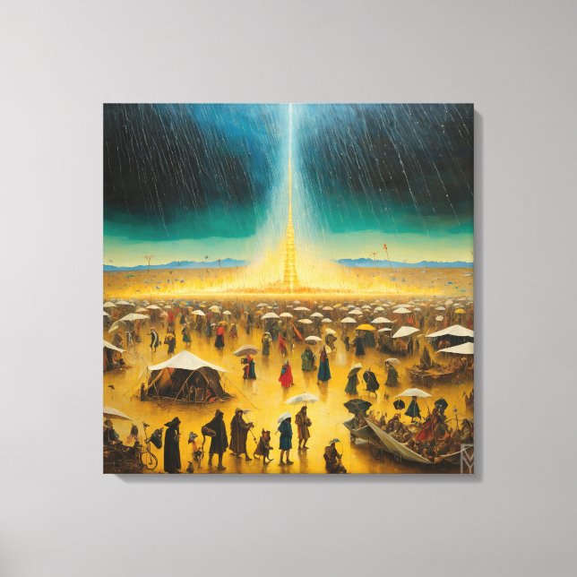 Canvas Bosch Transforms the Storm at Burning Man (Front)