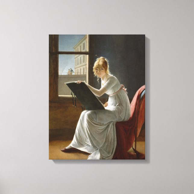 Canvas Charlotte du Val d'Ognes Marie Villers (Front)