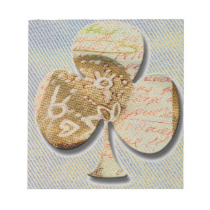 Canvas clover notepad