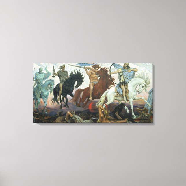 Canvas Four Horsemen of Apocalypse Viktor Vasnetso Print (Front)