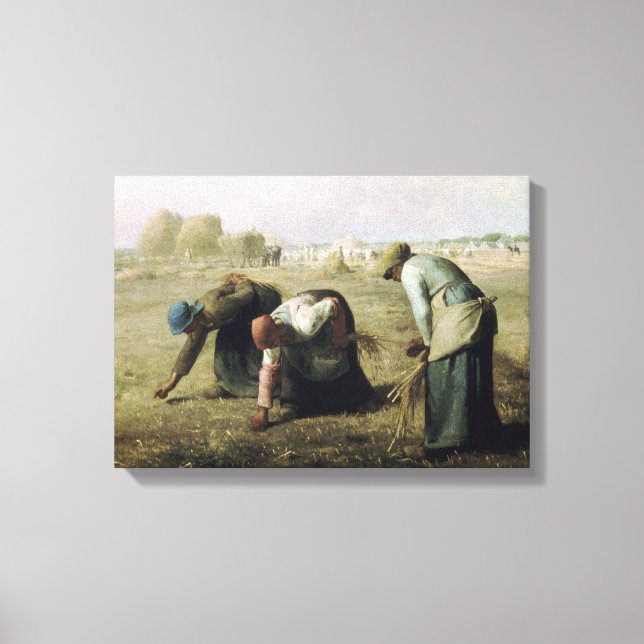 Canvas Jean-François Millet - Gleaners 18 (Front)
