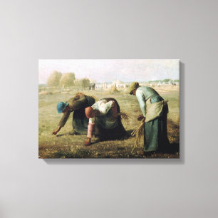 Canvas Jean-François Millet - Gleaners 18 Print