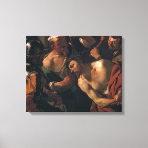 Canvas Jesus Christ w. the Crown of Thorns Print