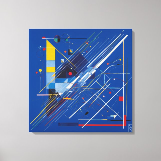Canvas Kandinsky and the Blue Screen Chaos (Front)