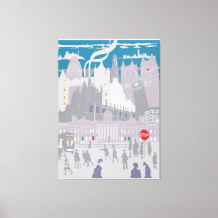 Canvas London City Skyline Artwork Print