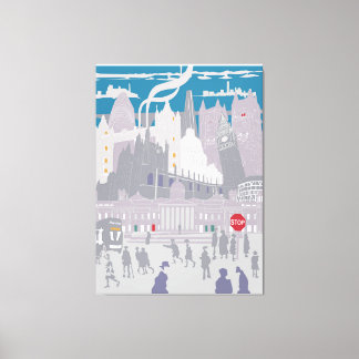 Canvas London City Skyline Artwork Print