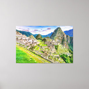 Canvas Machu Picchu, Cusco - Peru Print