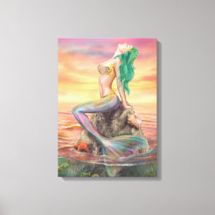 Canvas Mermaid Print