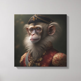 Canvas monkey lord print
