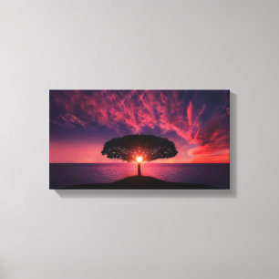 Canvas paint print