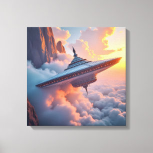 Canvas Print  (Above the Clouds)