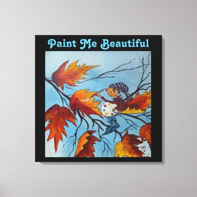 Canvas Print Ann Hayes Painting Pixie Painting (Front)