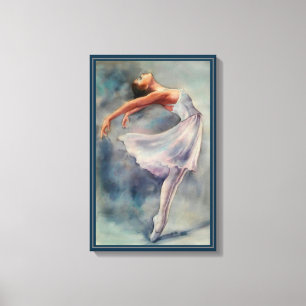 Canvas Print - Ballerina Watercolours