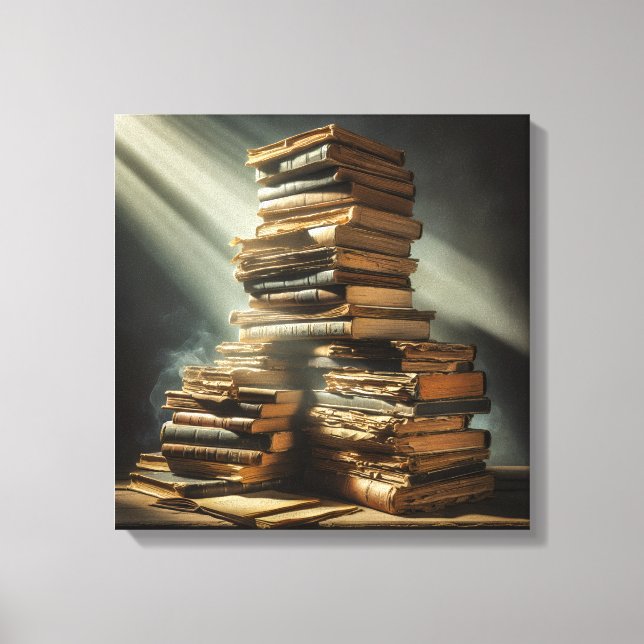 Canvas Print (Books in the Attic) (Front)