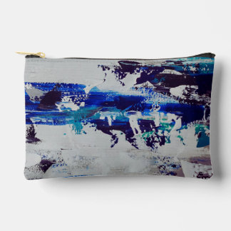 Canvas Print Breeze | Contemporary Abstract Art  Accessory Pouch
