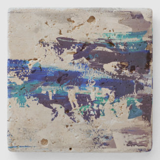Canvas Print Breeze | Contemporary Abstract Art Stone Coaster
