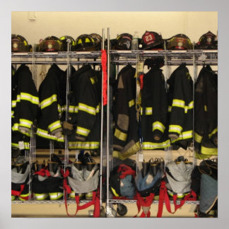 Canvas Print Bunker Gear