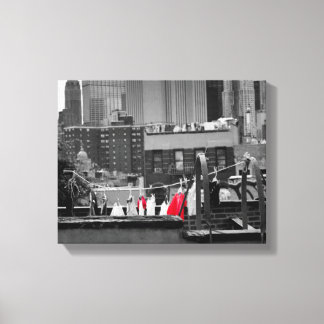 Canvas print: clothesline