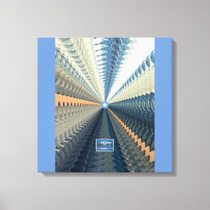 Canvas Print (Indigo-Silver L.) RFPMDesigns ©️2024