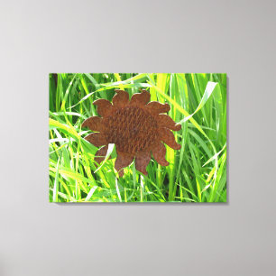 Canvas Print - Iron Sunflower in Grass
