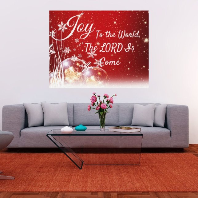 Canvas Print Joy to the World Christmas  (Creator Uploaded)