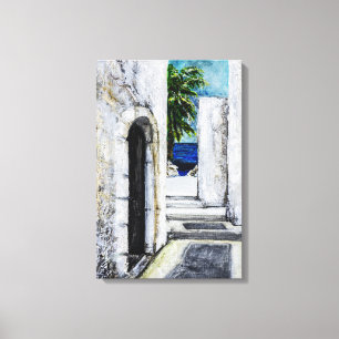 Canvas Print - Mediterranean Passage To The Sea