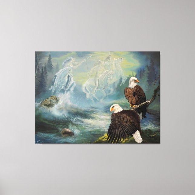 Canvas Print Native American Spirit Riders (Front)