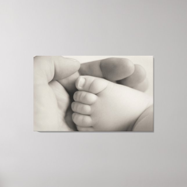 Canvas Print - New Born Arrival or Customise (Front)