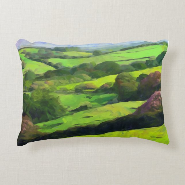 Canvas Print of Kent - The Garden of England Decorative Cushion (Front)