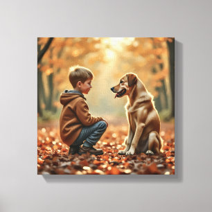 Canvas Print (Out for a Walk)