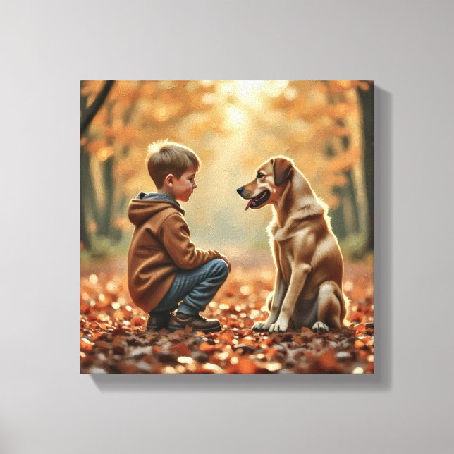 Canvas Print (Out for a Walk) (Front)