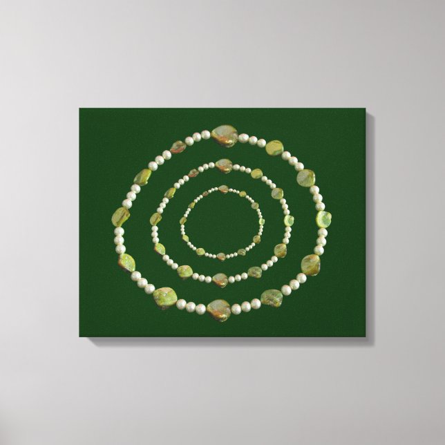 Canvas Print - Pearls and Stones (Front)