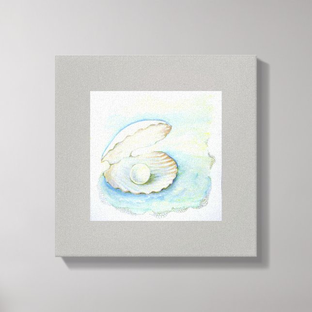 canvas print "Seashell Pearl" (Front)