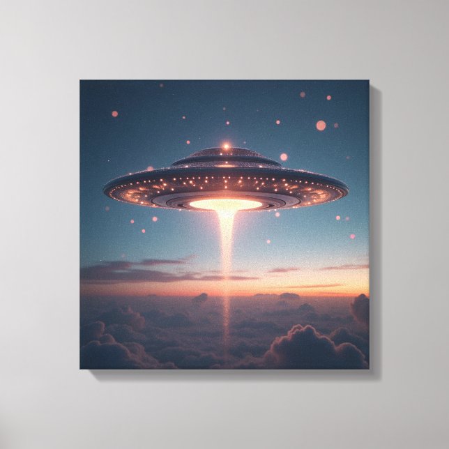 Canvas Print (Sparkling Starship) (Front)