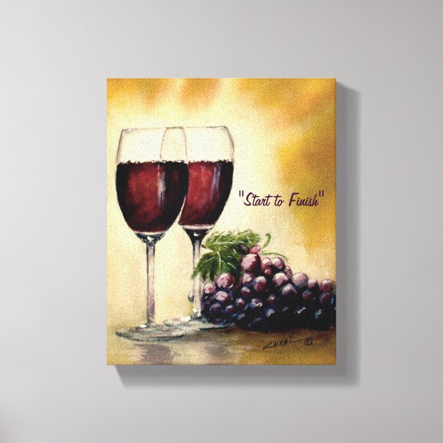 Canvas Print - "Start to Finish" (Front)