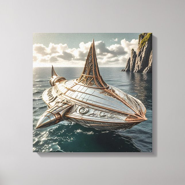 Canvas Print (Submergable UFO) (Front)