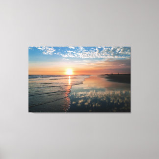 Canvas print - Sunset at Newport Beach, CA