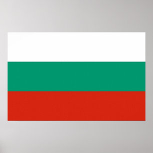 Canvas Print with Flag of Bulgaria