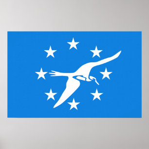 Canvas Print with Flag of Corpus Christi, U.S.A.