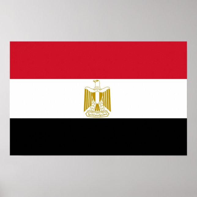 Canvas Print with Flag of Egypt (Front)