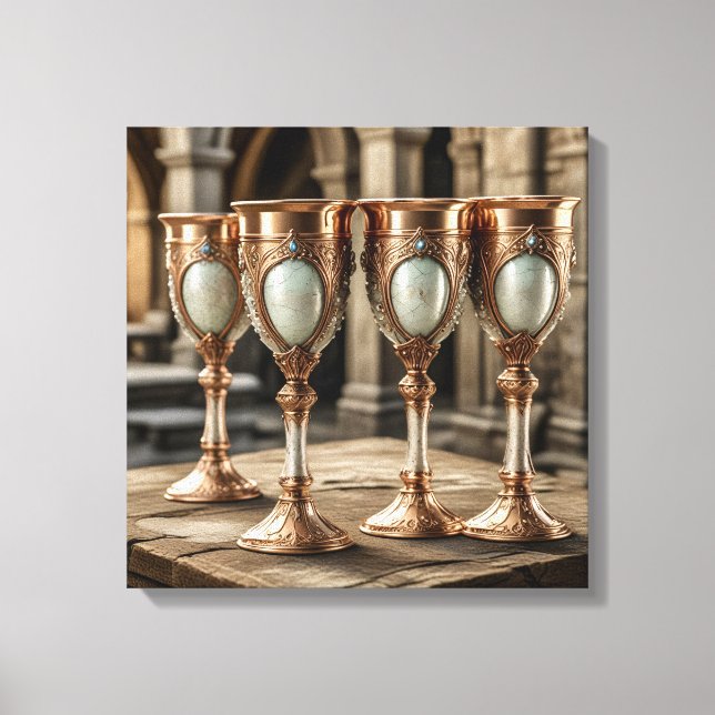 Canvas Prints (Golden Goblets-14) (Front)