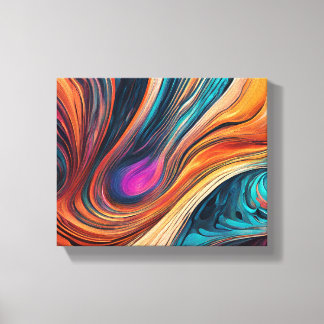 Canvas prints with mixed colour design