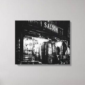Canvas Saloon Print