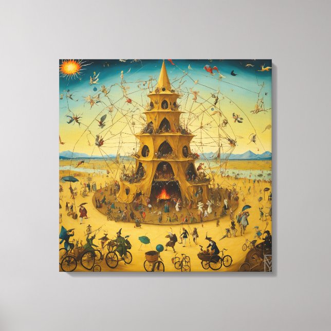 Canvas Storm at Burning Man by Bosch (Front)
