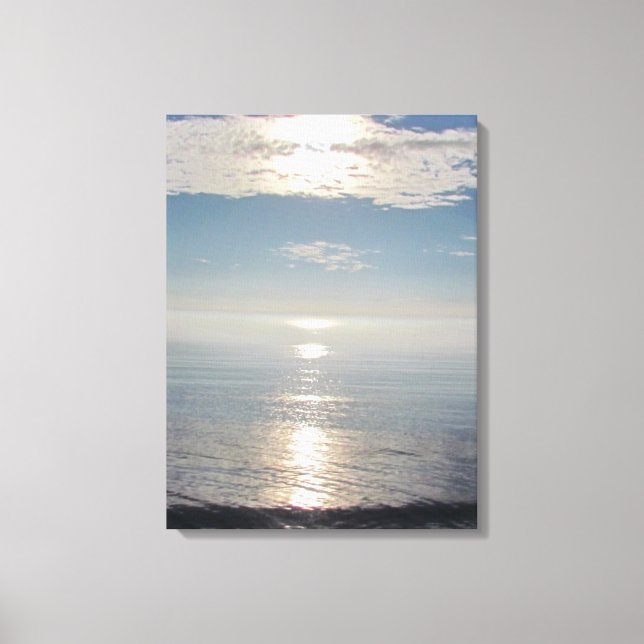 Canvas - Sunset over Pacific Ocean Print (Front)