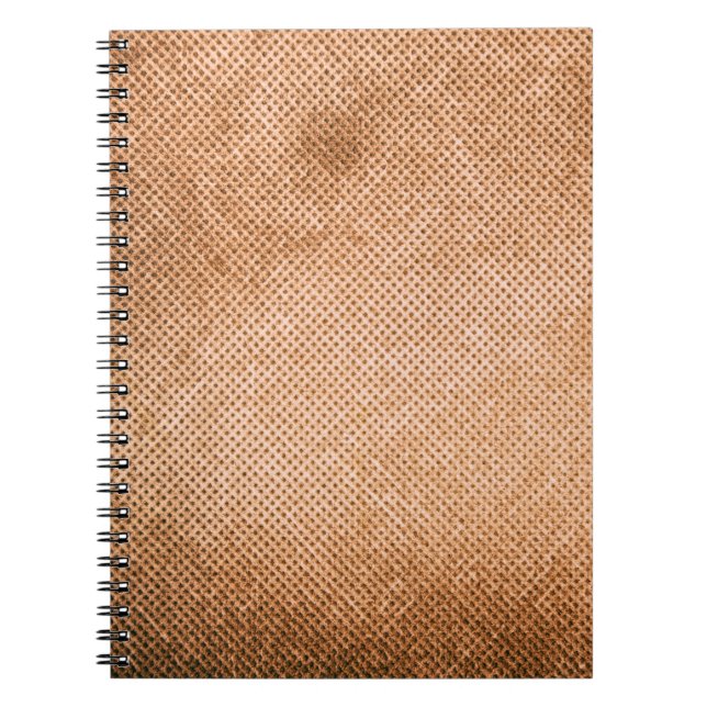 Canvas texture vintage background. vintage, old, r notebook (Front)