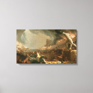 Canvas The Course of Empire Destruction Cole T. Print