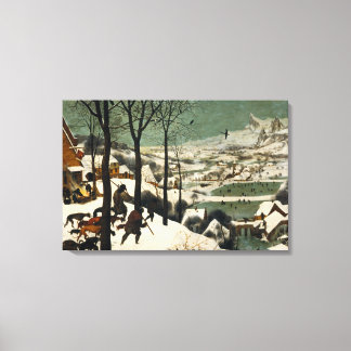 Canvas The Hunters in the Snow Pieter Bruegel Print